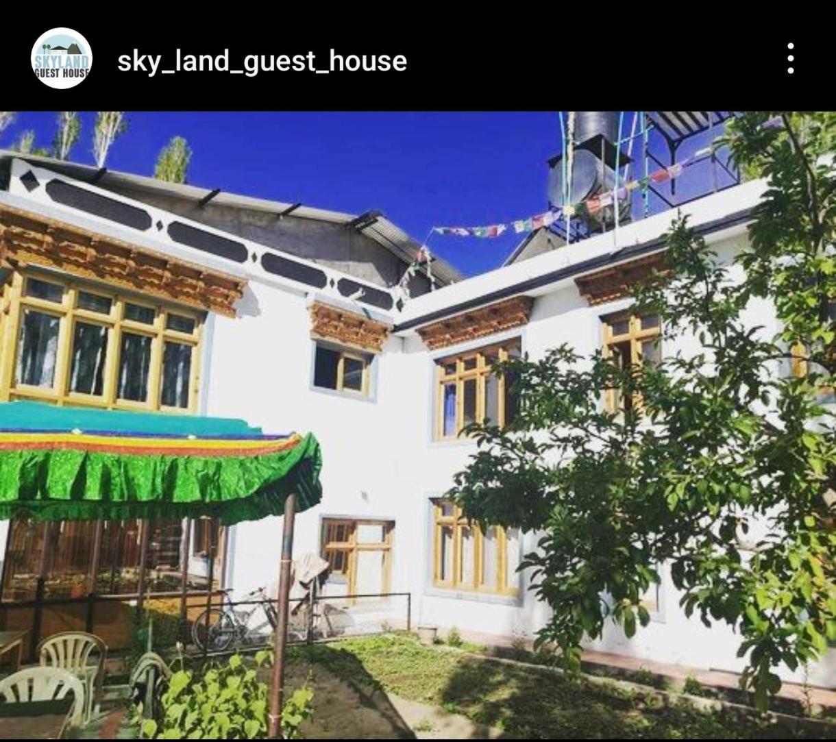 Sky Land Hostel Leh Exterior foto